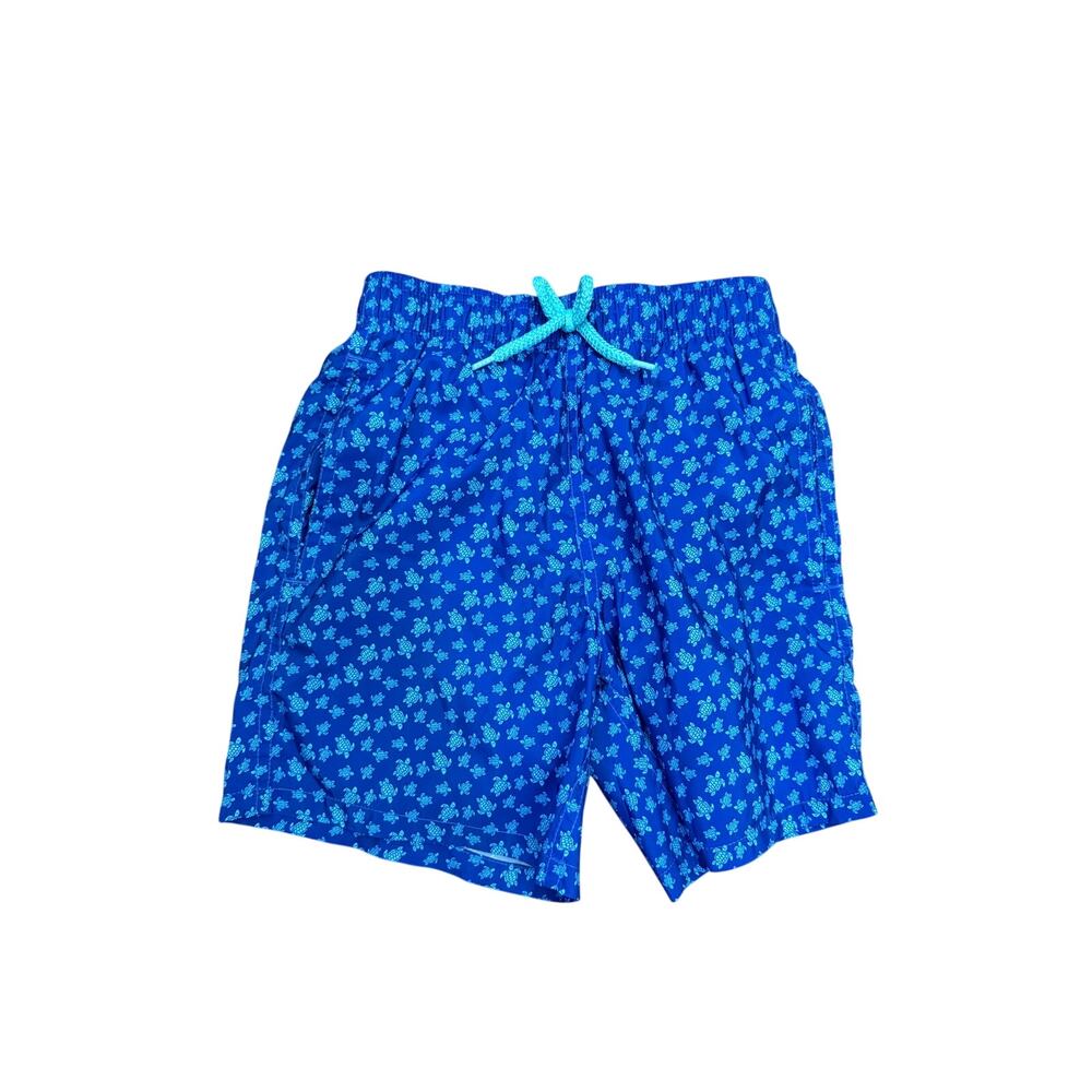 Vilebrequin boys swim shorts size 10 blue turtles